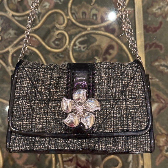 Brighton Elegant Tweed purse with Swarovski Crystals - Picture 4 of 15